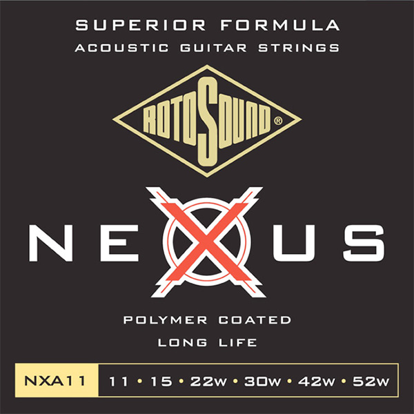 RotoSound NEXUS ACOUSTIC / 로토사운드 포스포브론즈 폴리머 코팅 통기타스트링 011-052 (NXA11)