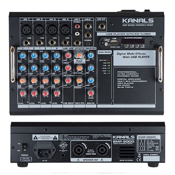 KANALS(카날스) EMP-500D 초경량 파워드 믹서