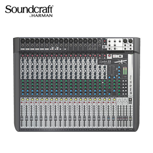 Soundcraft(사운드크래프트) Signature 22 MTK / 프리미엄 22채널 스테레오 믹서