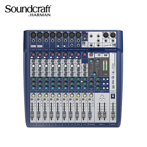 Soundcraft(사운드크래프트) Signature 12 / 12채널 스테레오 믹서
