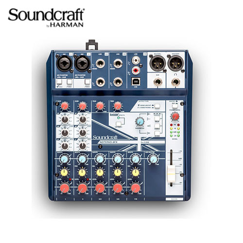 Soundcraft(사운드크래프트) Notepad-8FX 아날로그 믹서