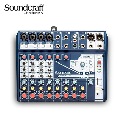 Soundcraft(사운드크래프트) Notepad-12FX 아날로그 믹서