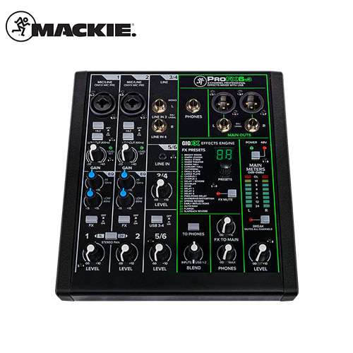 MACKIE(맥키) ProFX6v3 아날로그 믹서 이펙트 탑재