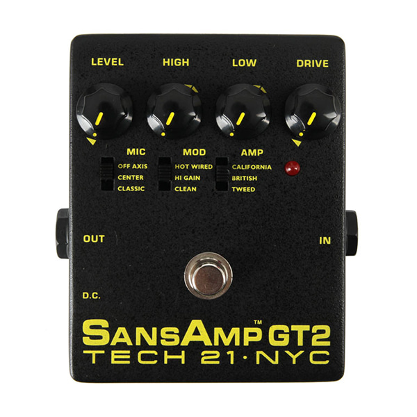 Tech21 SansAmp GT2 프리앰프/앰프시뮬레이터 기타 베이스 모두 사용 가능