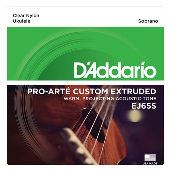 Daddario EJ65S Pro-Arté Custom Extruded Ukulele Soprano