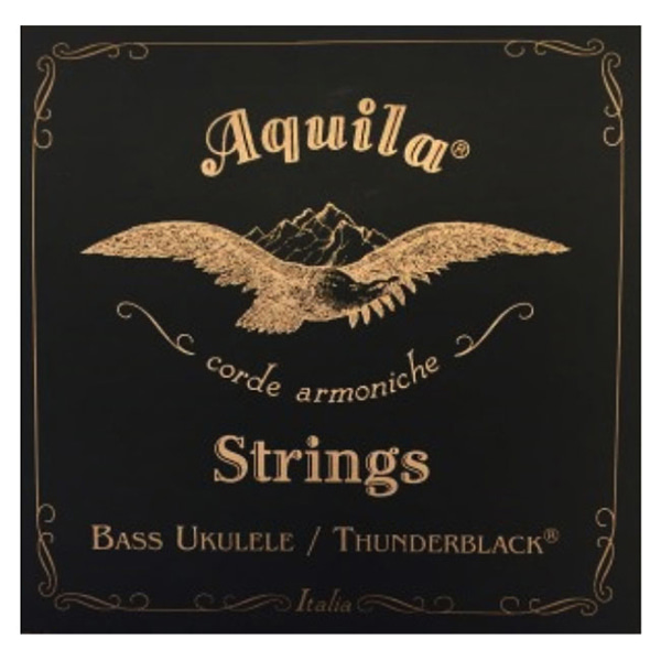 Aquila Thunder Black - Bass Ukulele 4Set / 베이스 우쿨렐레 스트링 (140U)