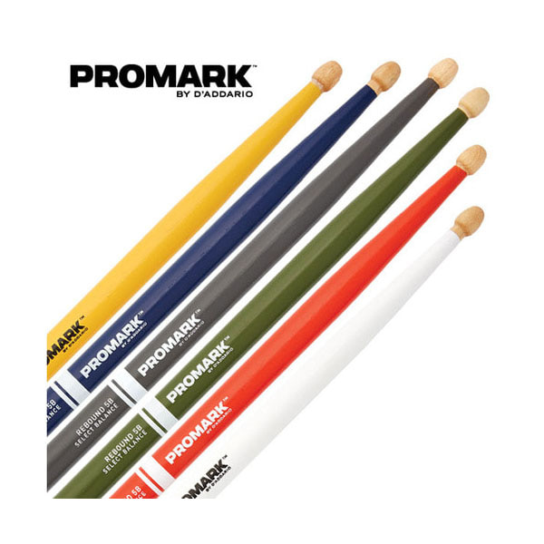 Promark(프로마크) 컬러 페인트 셀렉트 발란스 아콘팁 리바운드 5B 스틱