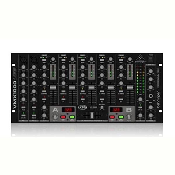 베링거 VMX1000USB 가성비 7채널 프로 DJ 믹서 (랙 마운트 타입/일반 오디오믹서 사용가능)