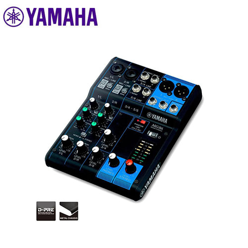 YAMAHA(야마하) MG06 6채널 믹싱 콘솔