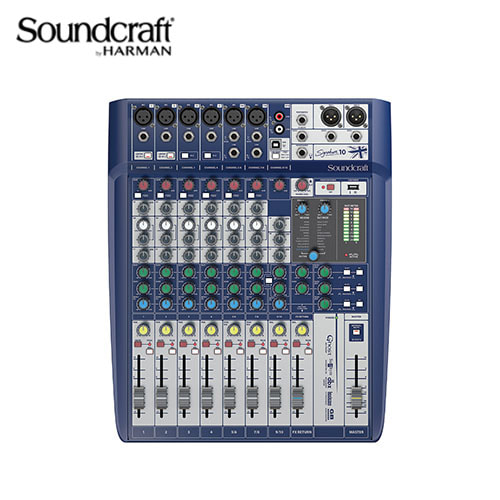 Soundcraft(사운드크래프트) Signature 10 / 10채널 스테레오 믹서