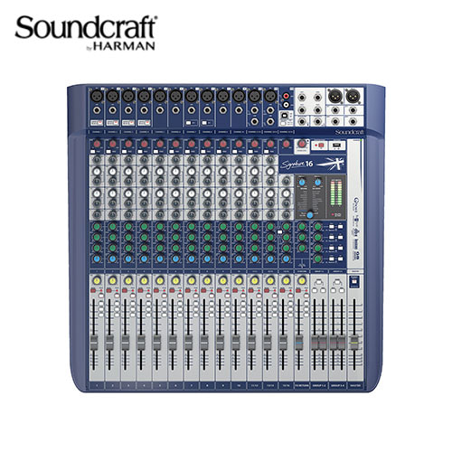 Soundcraft(사운드크래프트) Signature 16 / 16채널 스테레오 믹서