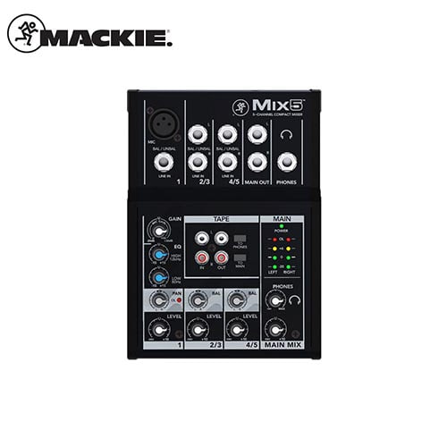 MACKIE(맥키) Mix5 / 5채널 컴팩트 믹서 /아나로그  오디오믹서