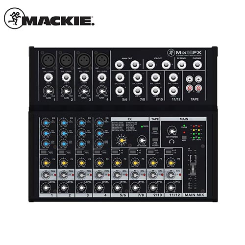 MACKIE(맥키) Mix12FX / 12채널 컴팩트 믹서 / 아이패드콘트롤