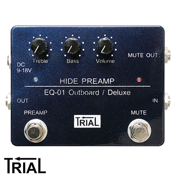 Trial EQ-01 Deluxe Hide Preamp / 베이스 프리앰프