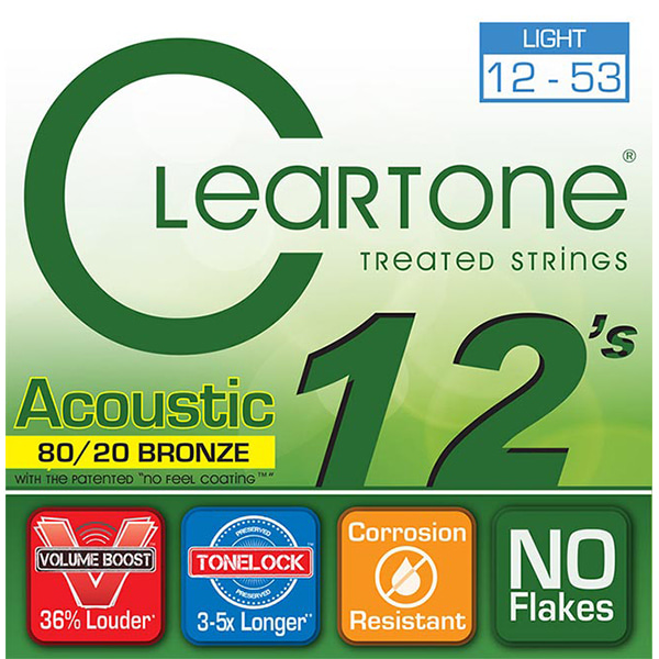 Cleartone 80/20 BRONZE ACOUSTIC 12-53 (7612) 클리어톤 통기타 스트링