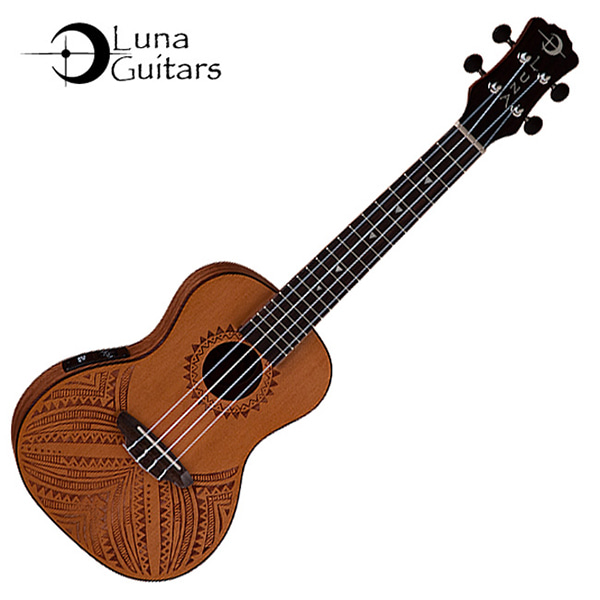 Luna Guitars UKE TAPA CDR Concert / 루나기타스 EQ장착 콘서트 우쿨렐레
