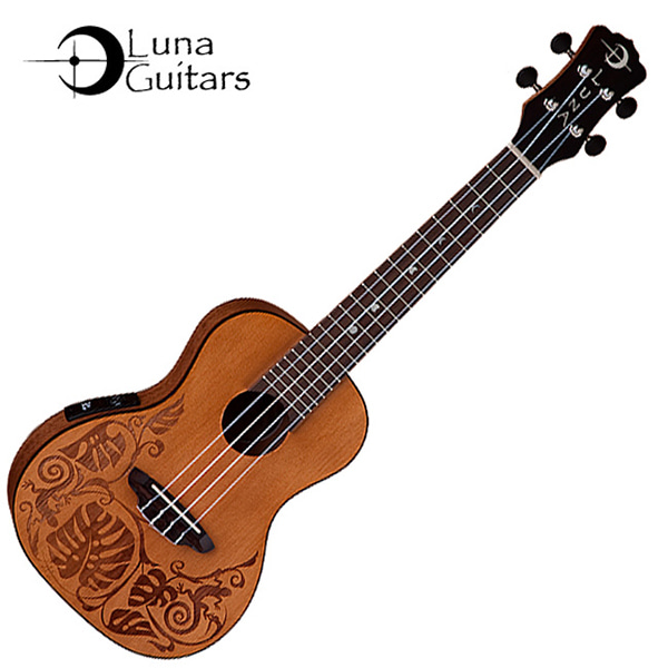 Luna Guitars UKE MO CDR Concert / 루나기타스 EQ장착 콘서트 우쿨렐레
