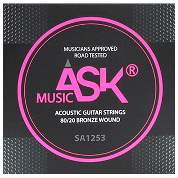 ASK MUSIC 80/20 BRONZE 통기타 스트링 SA1253 (012-053)