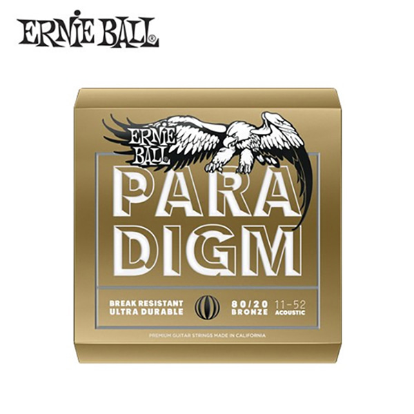 Ernie Ball - Paradigm 80/20 Bronze / Light 011-052 통기타 스트링 (P02088 / EBAC-167)
