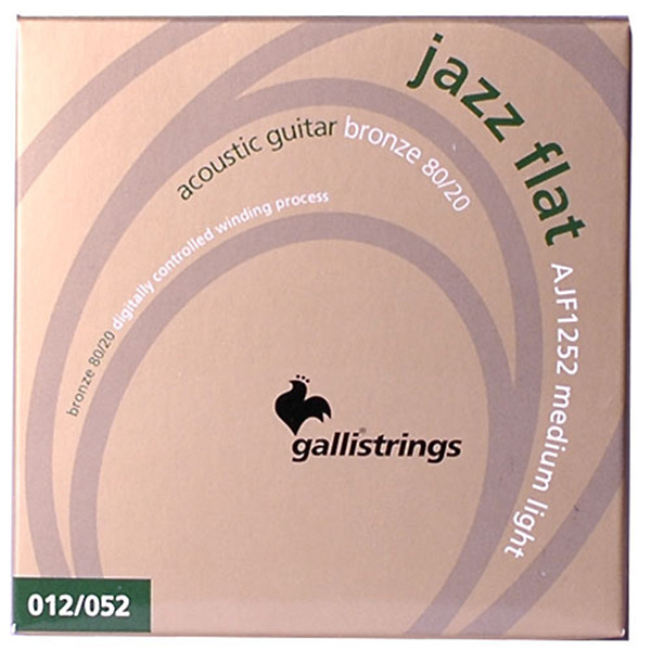 Galli String Jazz Flat AJF1252 Medium Light (012-052) Flat Wound