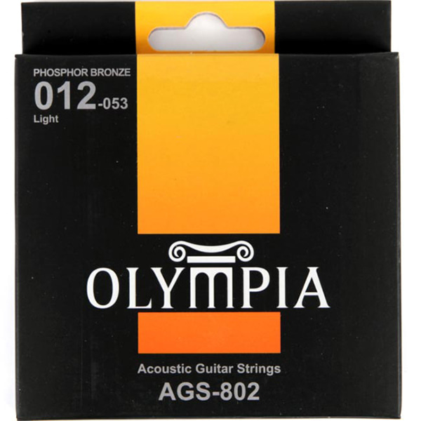Olympia AGS802 Phosphor Bronze 어쿠스틱줄 세트(012-053)