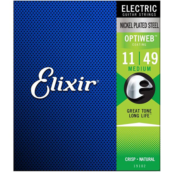 Elixir Electric OPTIWEB Medium (011-049) / 엘릭서 옵티웹 일렉기타줄 [19102]