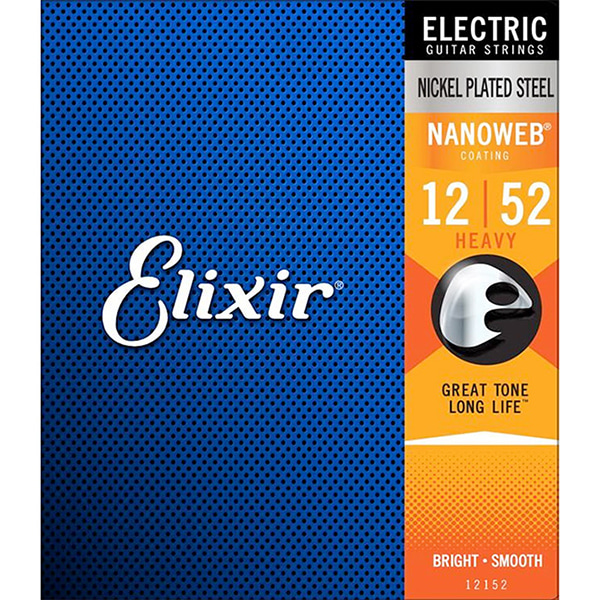 Elixir Electric NANOWEB Heavy (012-052) / 엘릭서 나노웹 일렉기타줄 [12152]