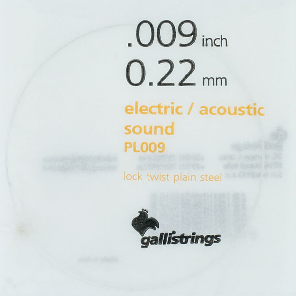 Galli String ProCoated Electric&amp;Acoustic 코팅 낱줄 009(PL009)