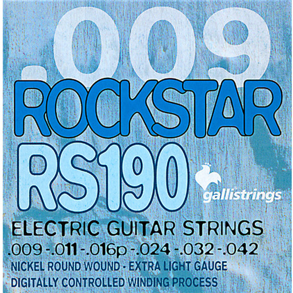 Galli String RS190 Extra Light 니켈일렉기타줄(009-042)