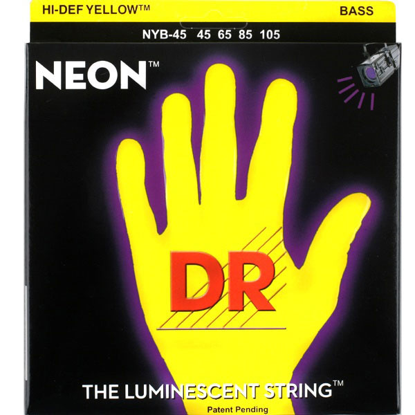 DR Neon HiDef Yellow 베이스줄 Medium (045-105)