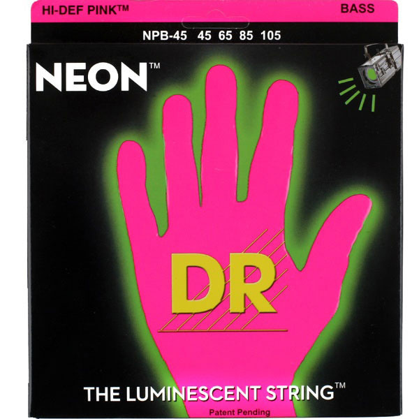 DR Neon HiDef Pink 베이스줄 Medium (045-105)
