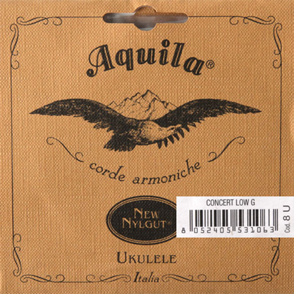 Aquila New NYLGUT - Concert Set (Low G) / 콘서트 우쿨렐레 스트링 (8U